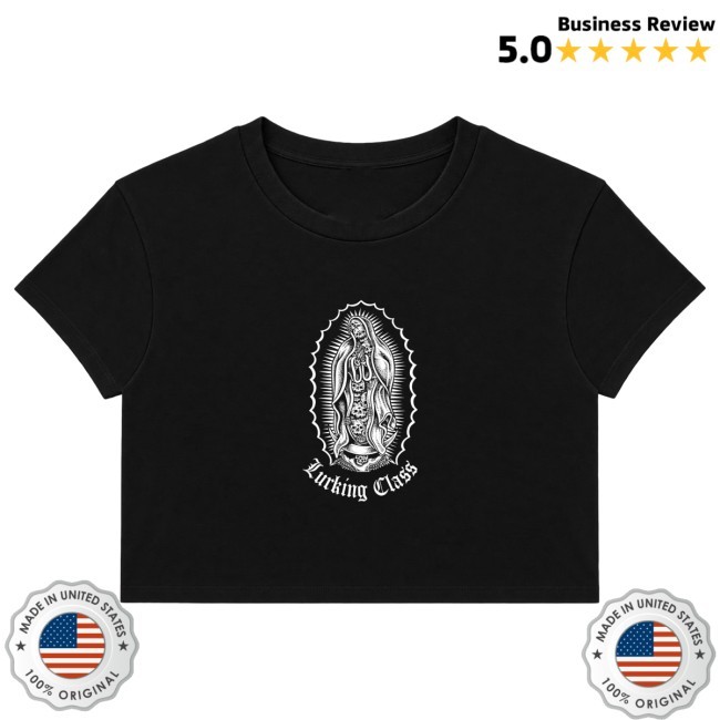Official Lurking Class Muerte Women's Crop Tee - Black