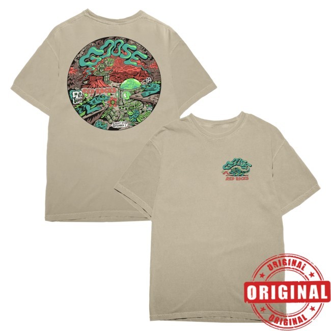 Official Goose Band Merch Red Rocks 2026 - Killer Acid Event Tee